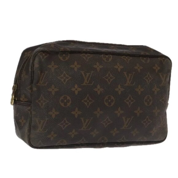 LOUIS VUITTON Monogram Trousse Toilette 28 Clutch Bag - Picture 1 of 14